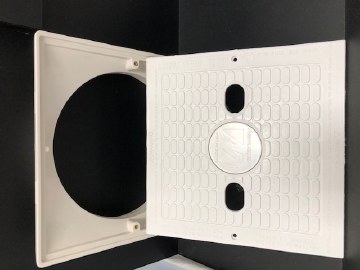 WATERWAY RENEGADE SKIMMER LID WITH MOUNTING RING ( SQUARE)