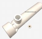 WATERWAY 10" GUNITE TEE   212-3330
