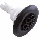 WATERWAY SPA JET, LARGE FACE, TEXTURED, BLACK  212-8151