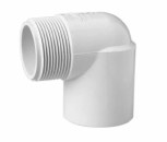 LASCO ELBOW 1.5" THREADED , SCH40 PVC 410-015