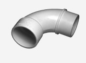 WATERWAY 1.5" SOCKET X 1.5"SPG SWEEP 90  411-9100