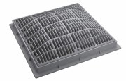 WATERWAY 12"X12" GRATE AND FRAME 640-4727V