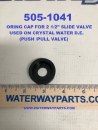 WATERWAY O-RING CAP FOR 2.5" SLIDE VALVE