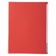 100pk Red Square Cut Folders