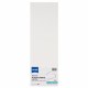 Pkt 50 12x4" White Card