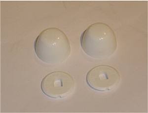 Bolt caps, Toilet