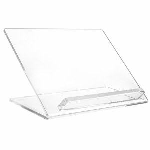 Lucite Tabletop Shtender Clear Ledge
