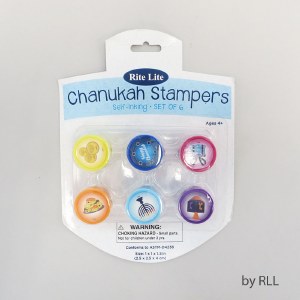 Chanukah Design Stampers Set of 6