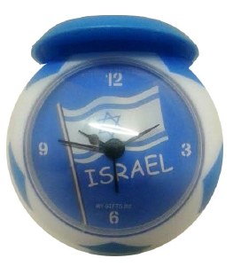 Alarm Clock with Hat Israeli Flag Theme