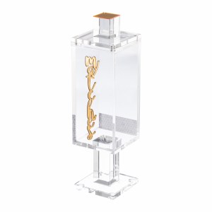 Lucite Matches Holder Magnetic Closure Gold