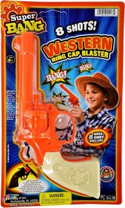 Western Ring Cap Blaster Toy Cap Gun 8 Shots