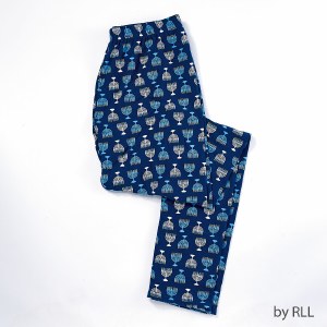 Chanukah Leggings for Adults Menorah Design One Size Fits Most