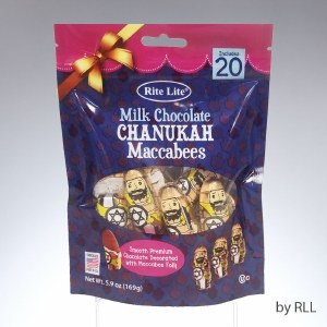 Milk Chocolate Chanukah Maccabees Bag 20 Count