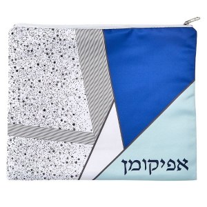 Polyester Afikoman Bag Geometric Design 10" x 12"