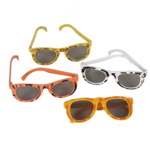 Safari Print Childrens Toy Sunglasses 12 Pack