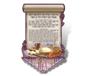 Hafrashas Challah Magnet - Purple