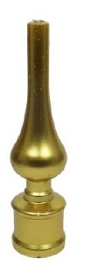 Decorative Wax Havdallah Candle Lamp Style Gold 11.5"