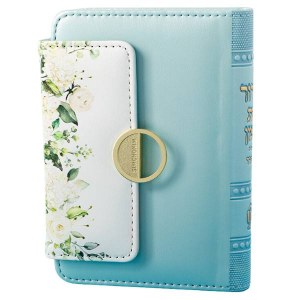 Eis Ratzon Siddur with Tehillim Faux Leather Floral Style Magnet Closure Small Size Edut Mizrach Mint Green