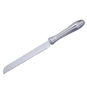 Challah Knife Silver 925sp Non Serrated Blade Bellagio Design Handle 14"