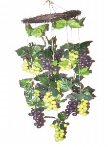 Mixed Colored Grapes Hanging Sukkah Decoration