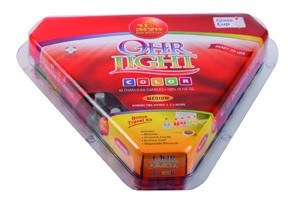 Ohr Lights Liquid Prefilled Colored Oil Vials Medium Glasses Burntime 2.5 Hours 44 Pack