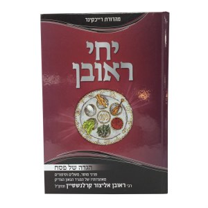 Yechi Reuven Haggadah Shel Pesach [Hardcover]