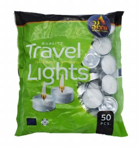 Tea Light 50 Pack Bag - 3 Hour Burn Time