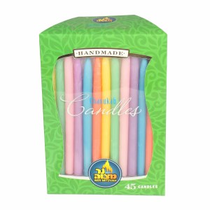 Pastel Chanukah Candles