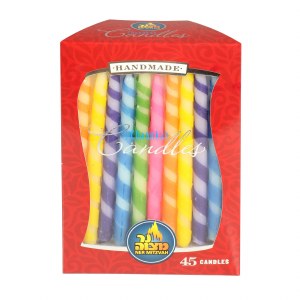 Spiral Chanukah Candles