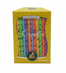 Chanukah Candles Handmade Dreidel Art