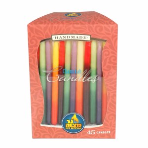 Tri Color Chanukah Candles