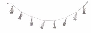 Garland Instrument Silver Sukkah Decoration