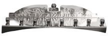 Nickel Plated Candle Menorah