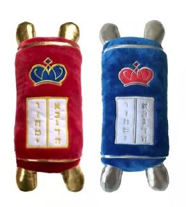 Plush Sefer Torah Small Size Assorted Colors Single Piece