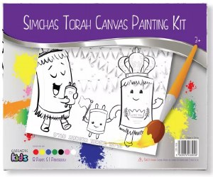 Canvas Painting Kit Simchas Torah Theme Sukkot Craft