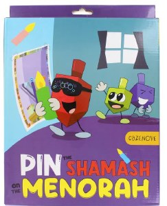 Pin the Shamash on the Menorah Game