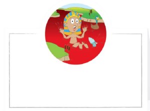 Passover Place Cards Ten Plagues Design 10 Count