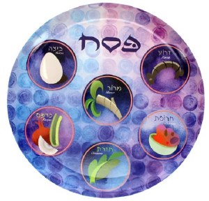 Passover Paper Plates Seder Plate Design 9" 12 Count