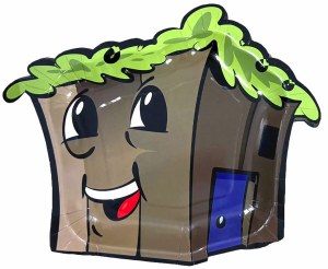 Succos Paper Plates Sukkah Design 10 Count