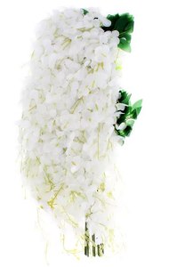 Floral Hanging Sukkah Decoration White