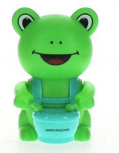 Passover Drumming Frog Assorted Color Drums Single Piece 4.7"