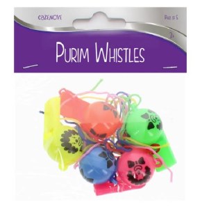 Purim Whistles 5 Pack