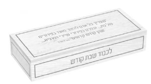 Lucite Shabbos Crumb Sweeper Silver