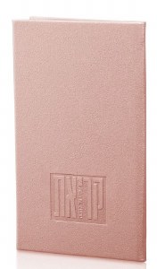 Leather Krias Shema Book Hebrew Pink 5" x 8"