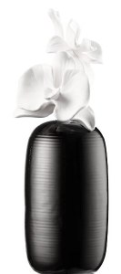 Fluted Floral Scent Diffuser English Pear and Freesia Scent Black