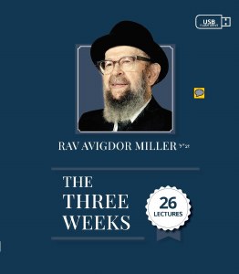 The Three Weeks Golus Yisroel 26 Lectures USB