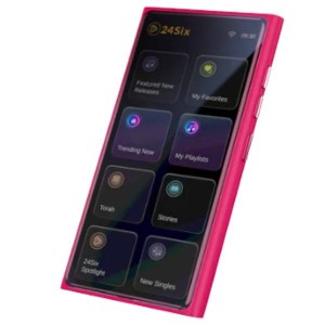 24Six Solo4 MP3 Player Music Only Pink