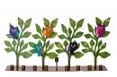 Metal Candle Menorah Owl Design