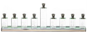 Crystal Candle Menorah Mah Jongg Theme Rectangle Shape