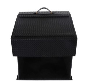Faux Leather Shtender Portable Adjustable Case Black 14.75" x 15"